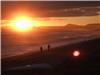 Branscombe Beach at sunset